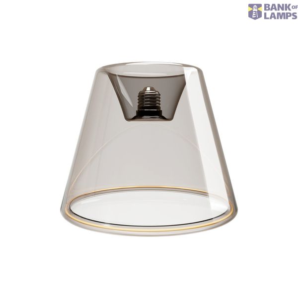 LED Smoky Light Bulb Ghost Line Recessed Cone 6W 400Lm E27 1900K Dimmable - G11 image 1