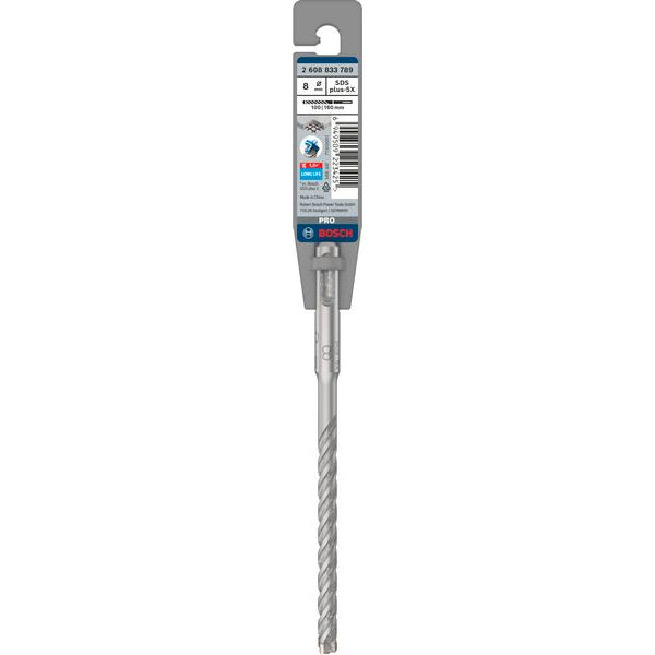 Hammer drill bit SDS-plus-5X 8 x 100 x 160 mm image 2