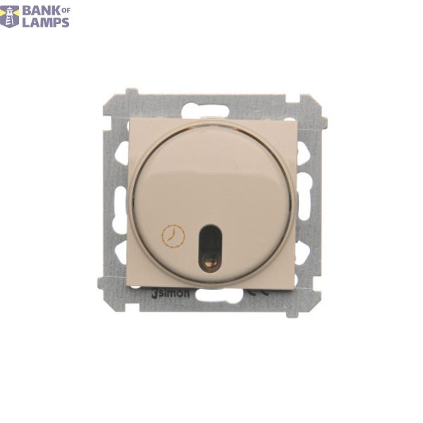 Time switch with relay 8A, cream white/electro white image 1