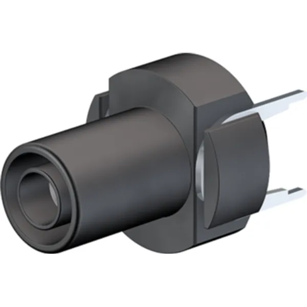 4 mm socket, solder connection, CAT III, black, 66.9032-21 image 1