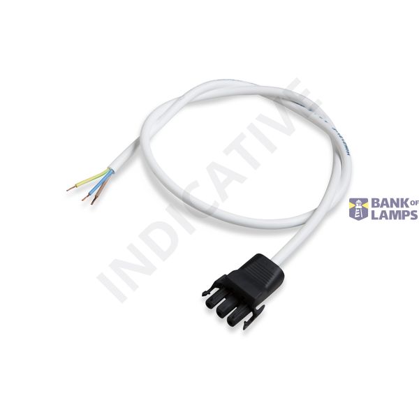 Cable set 3p socket 3x1,5mm� HF blk 8m image 1