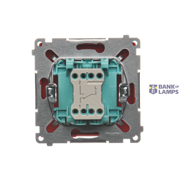 Touch panel 2 modules, Modul 1: 1 touch field, Module 2: 1 touch field, Fixing: horizontal, Silver mist image 1