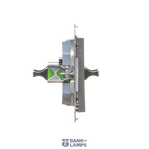 Double socket outlet with earthing and shutters - Czech pin system, (Complete product), 16A, 250V, Screw, white image 1