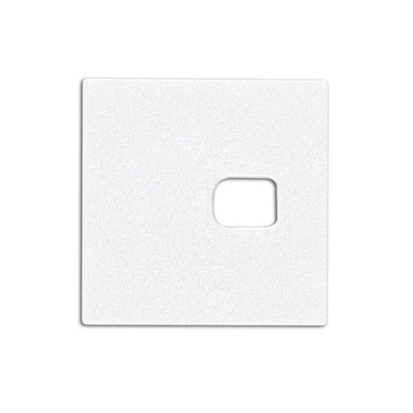 End cap for PY with hole, white, 1pc image 1