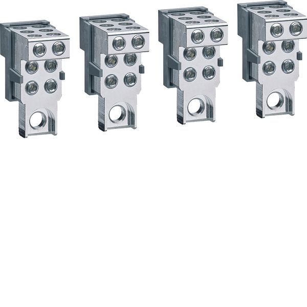 Cage terminal P250 cage version Cu/Al 4P 6x 6-35mm² image 1