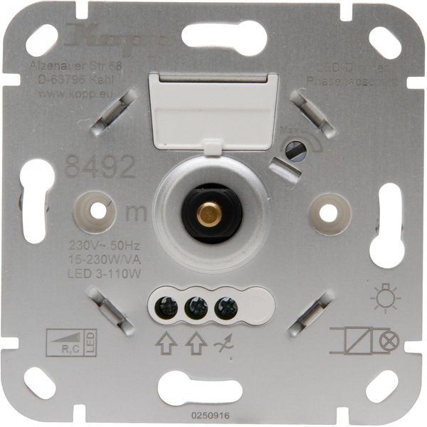 LED rotating dimmer with push-change switch RC 230W image 1