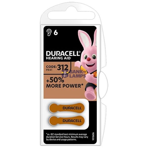 DURACELL Easytab DA 312 BL6 image 1