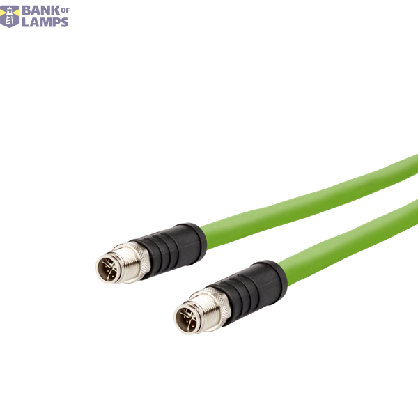 M12 Industrial Ethernet cable, X-coded, 2.0 m, M12 plug straight - M12 image 3