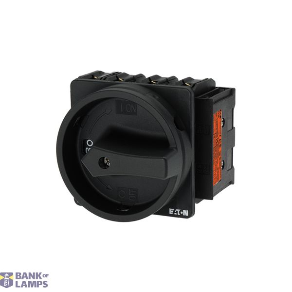 P3 Main switch, 80 A,Flush mounting, 4 pole, Form EA/SVB, Black, Door  image 8
