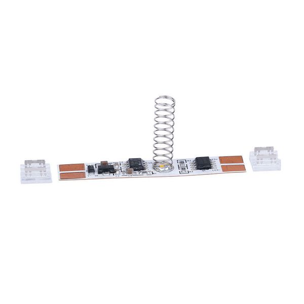 Touch dimmer LED strip for aluminum profiles with spring 2A 10mm white LED image 1