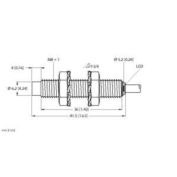 Inductive Sensor   NI3-EG08-AN6X image 1