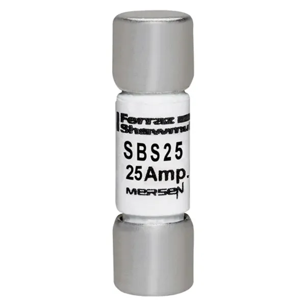 Fuse SBS - Midget - Fast-Acting 600VAC 25A Ferrule image 1