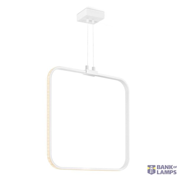 LED quad pendant lamp ↔ 35 cm white image 1