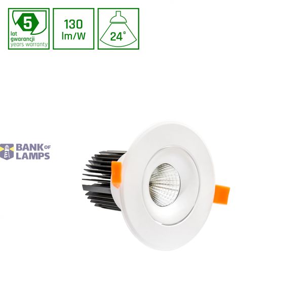 CEL MONA 2 830 27W 230V 24deg White MESH image 1