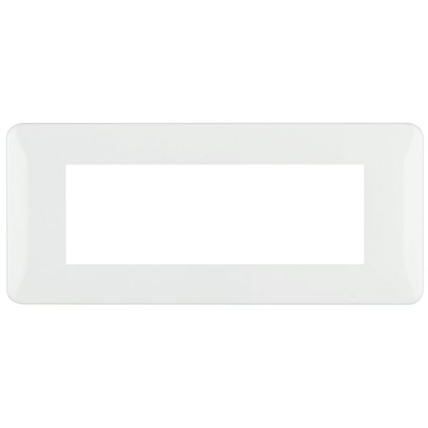 FRAME 6 MOD F/ ADAPTER 6 MOD WHITE image 1