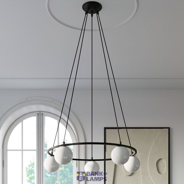 YOLI CHANDELIER 5 BLACK G9 5X8W IP20 image 7