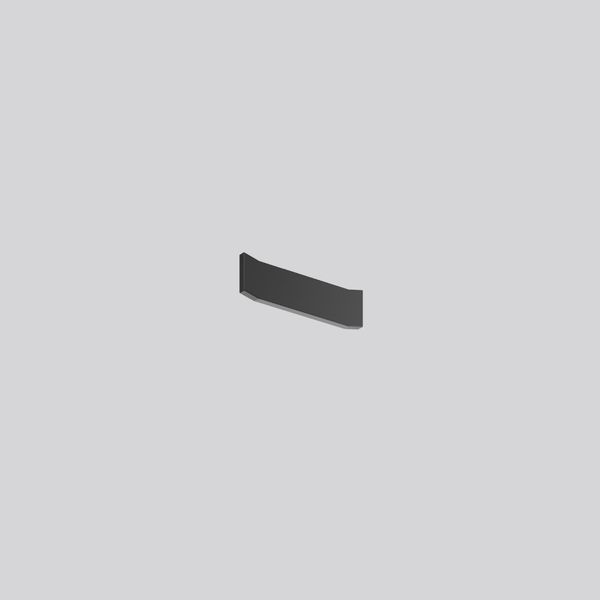 End cap L 3 B 59 H 16 colour: black image 1