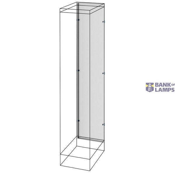 REAR PANEL - EXTERNAL COMPARTMENT - QDX 630/1600 H - 400X2000MM image 2