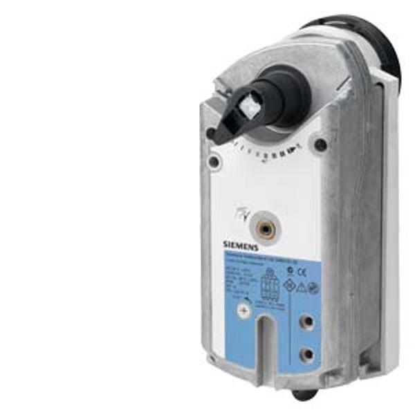 GMA121.9H - Electromotoric rotary actuator with spring-return for ball valves, AC/DC 24 V, 2-position, 7 Nm, 90/15 s image 1
