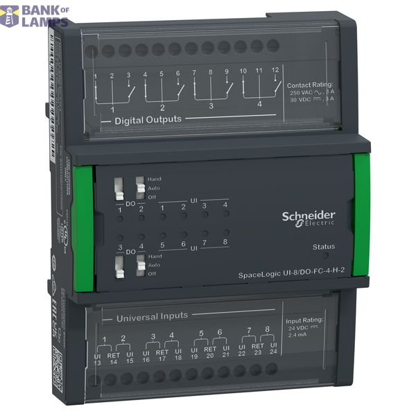 SpaceLogic Central I/O UI-8/DO-FC-4-H-2 image 2