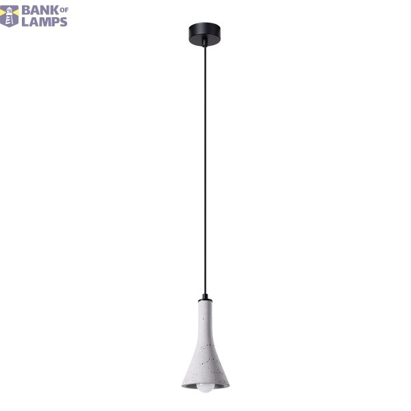 HANGING LAMP REA 1 CONCRETE E14 1X12W IP20 image 2
