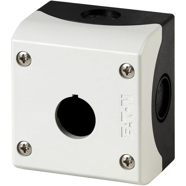 M22-I1-PG Surface mounting enclosure, RAL 7035, Number of locations: 1 image 5