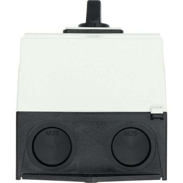 T3-2-8400/I2 Reversing switches, T3, 32 A, surface mounting, 2 contact unit(s), Contacts: 4, 45 °, maintained, With 0 (Off) position, 1-0-2, Design number 8400 image 27