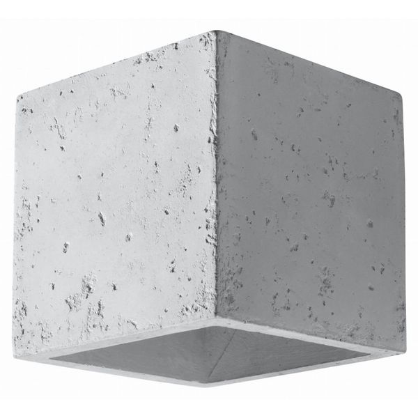WALL LAMP QUAD CONCRETE G9 1X40W IP20 image 1