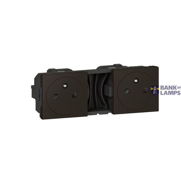 PREWIRED 2X2P+E F/B AUTOMATIC TERMINALS SURFACE MAT BLACK image 3