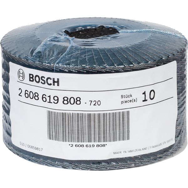 disc X551 Zirconia Grit 60 115mm fiber angled. Bosch Line image 1
