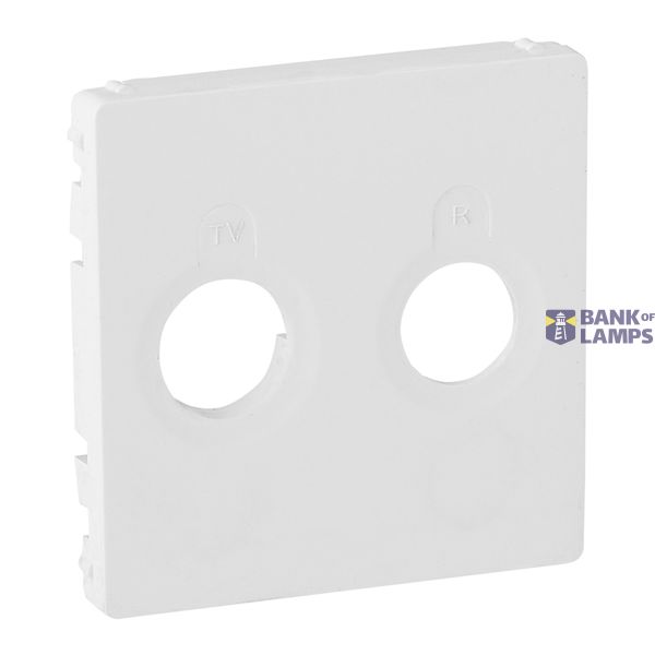 Cover plate Valena Life - TV-R socket - white image 2