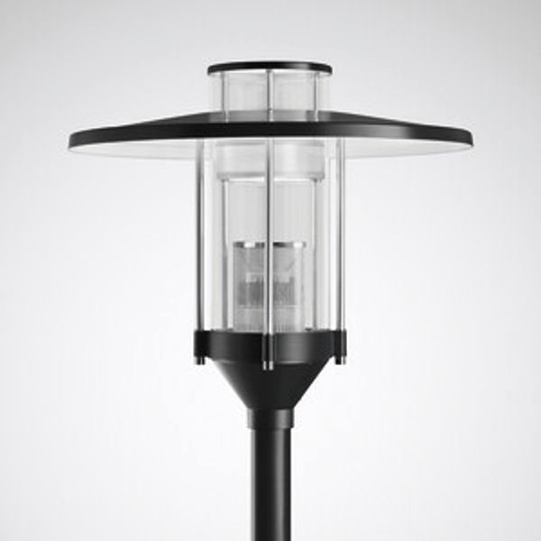 Post-top luminaires 982 CLO (normal) Reflector Black ET 23W 1500lm symmetric wide (SB) IP23 IK04 3 SDCM image 1