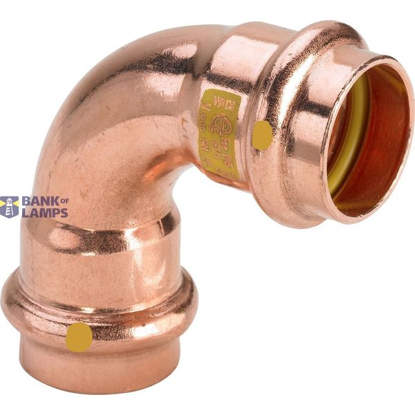 Copper elbow PROFIPRESS G 90˚ 42 image 1