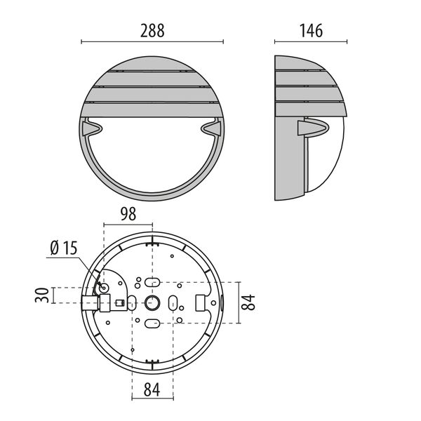 CHIP TONDO 30 GRILL LED 840 WIT 16,5W image 5