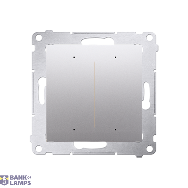 Double lighting controller [Wi-Fi] - SWITCH D, 2 x 6A, 230V, (module), silver matt metallic image 1