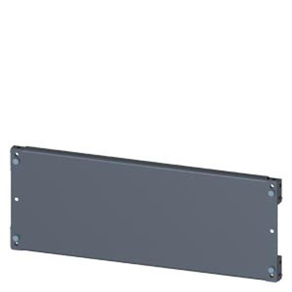 SIVACON, mounting plate, mounting with bracket, H: 200 mm, W: 600 mm, zinc-plated The SIVACON image 1