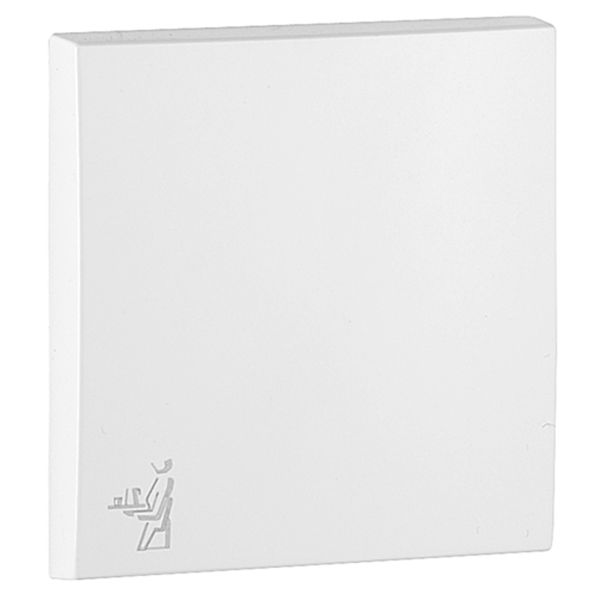 ROCKER F/SWITCHES W/MAID SYMBOL WHITE image 1