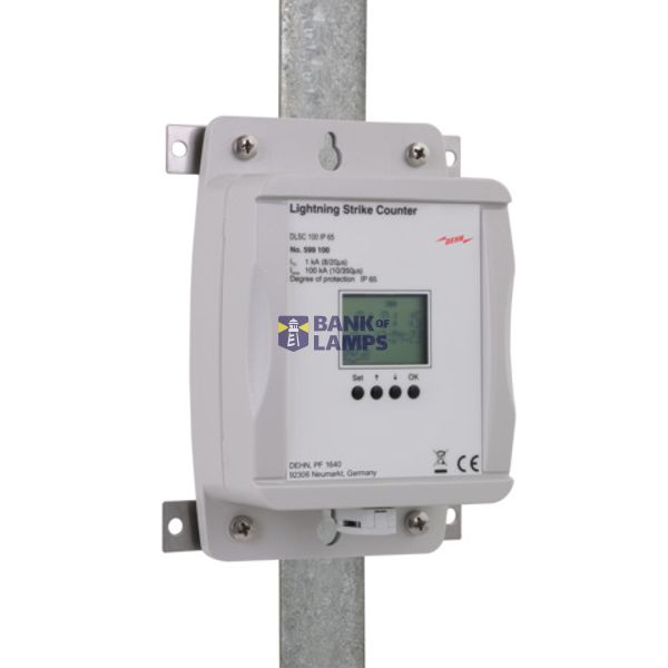 Lightning strike counter 100kA (10/350 1kA (8/20) for Rd 8-10mm / Fl - image 1