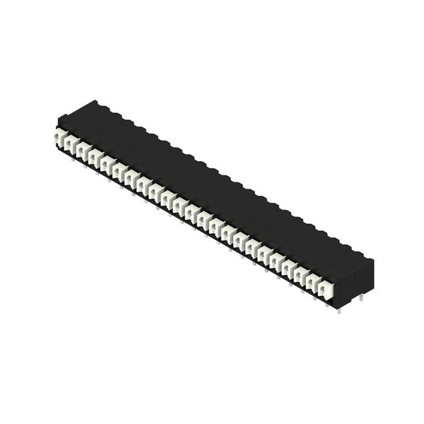 Printed circuit board terminals, 3.81 mm, Number of poles: 23, 90°, Solder pin length (l): 3.5 mm, black, PUSH IN with actuator, Clamping range, max. : 1.5 mm², Tube image 2