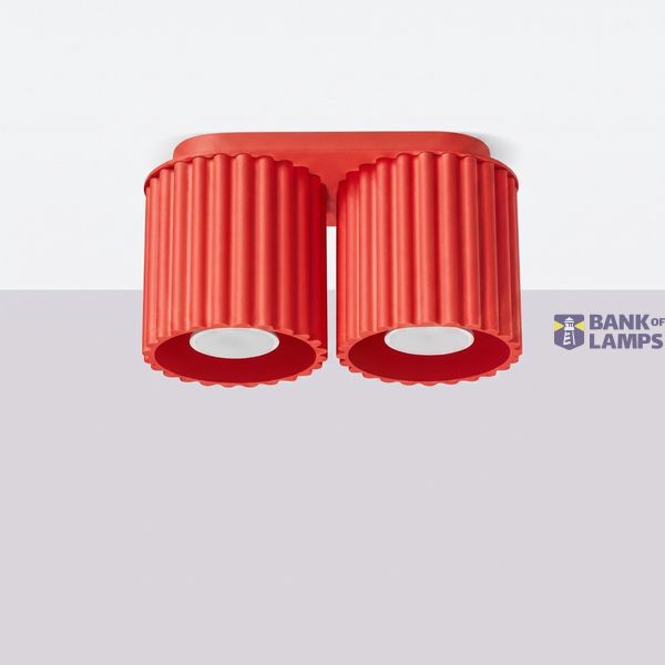 Ceiling lamp AURA 2 red GU10 image 2