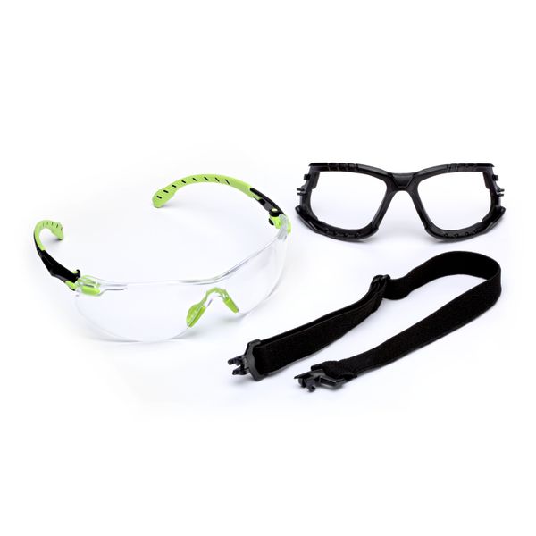 3M™ Solus™ 1000 Safety Glasses, Green/Black Frame, Scotchgard™ Anti-Fo image 12