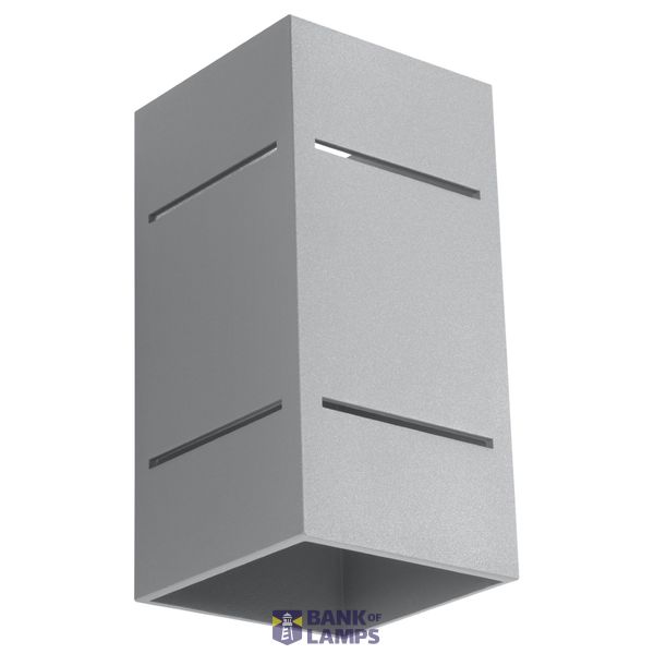 WALL LAMP BLOCCO GREY G9 1X40W IP20 image 2