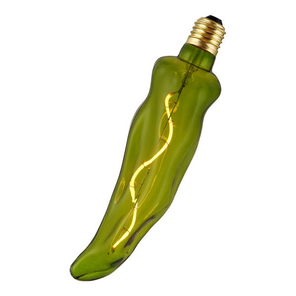 LED Filament Pepper E27 5W Green DIM image 1