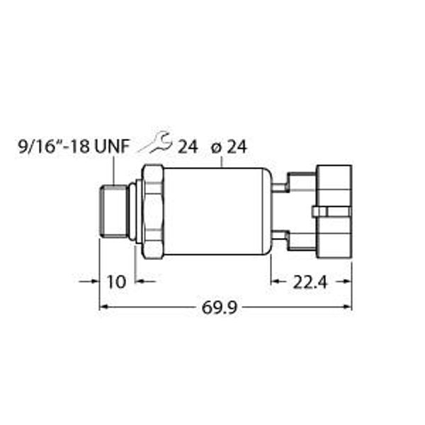 Pressure Transmitter With Current Output (2-Wire)   PT400R-2121-I2-AMPS1.5 image 1