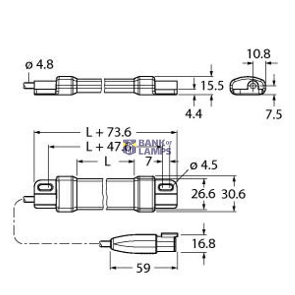 LED Linear Light In the Plastic Housing   WLS15XWW0920DSQS image 2