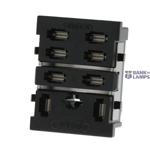 PT  1013C Socket, back-connecting, 8-pin, solder terminals PT  1013C image 1