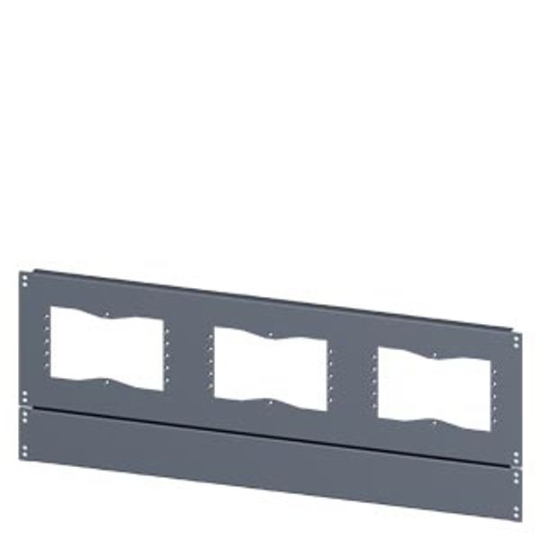SIVACON, floor, with cut-outs for flanges, IPXX, D: 500 mm, W: 1000 mm image 1