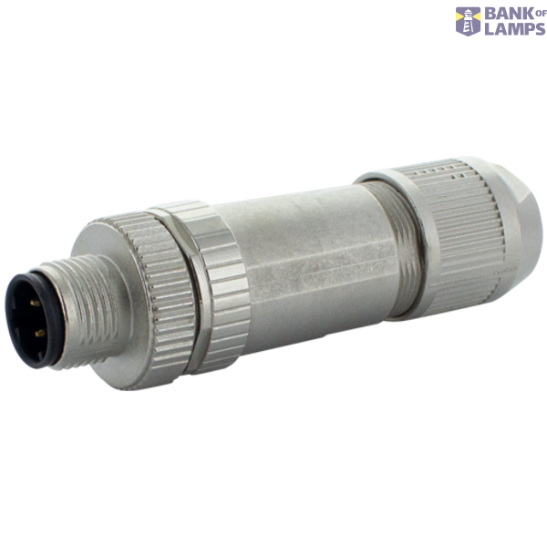 M12 male 0° D-cod. Push-Lock, EIP 4P, 0,08-0,75mm², 4-8mm, shielded image 2