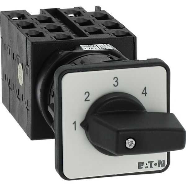 T0-6-8271/EZ Step switches, T0, 20 A, centre mounting, 6 contact unit(s), Contacts: 12, 45 °, maintained, Without 0 (Off) position, 1-4, Design number 8271 image 8