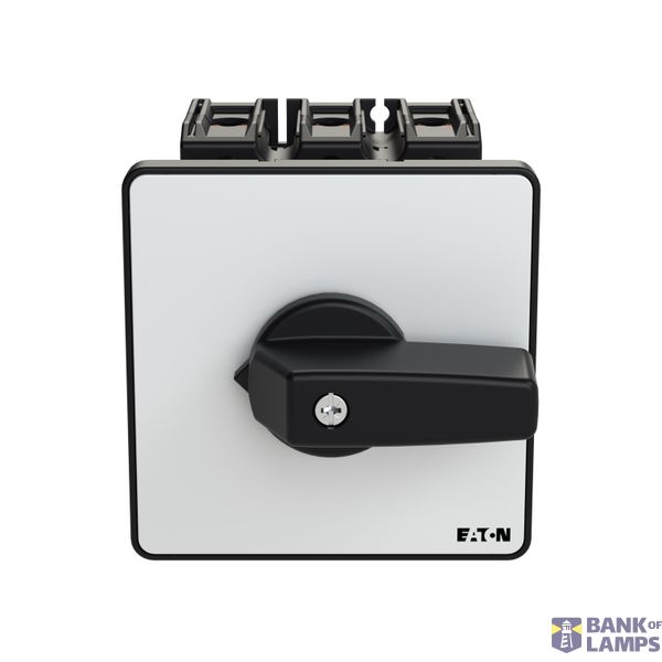 P3 Main switch, 80 A,Rear mounting, 3 pole, Form Z, Black, Door coupli image 5